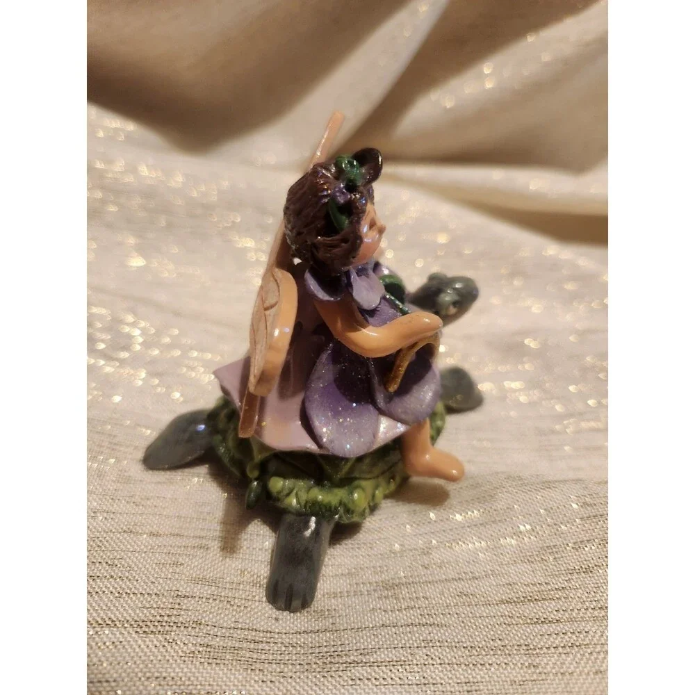 1999 Donna Little Enesco Fairy Riding Turtle 3.5-4